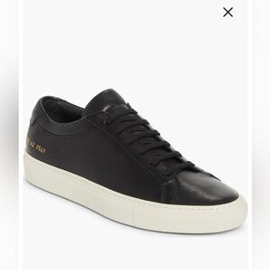 Common Projects - Men’s Black Leather Sneakers (42)